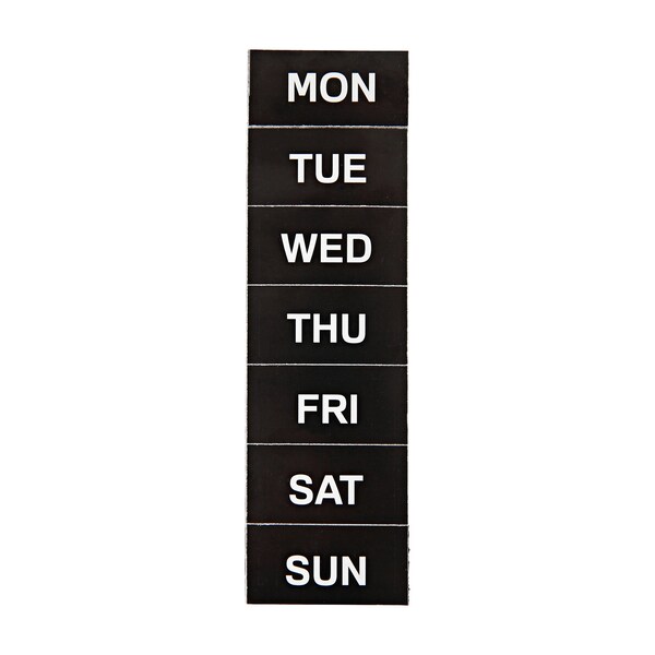 Mastervision MasterVision Set of "Days of the Week" White Board Calendar Magnets, 7 Magnets, Mon-Sun, 1" x 2" FM1007 - main